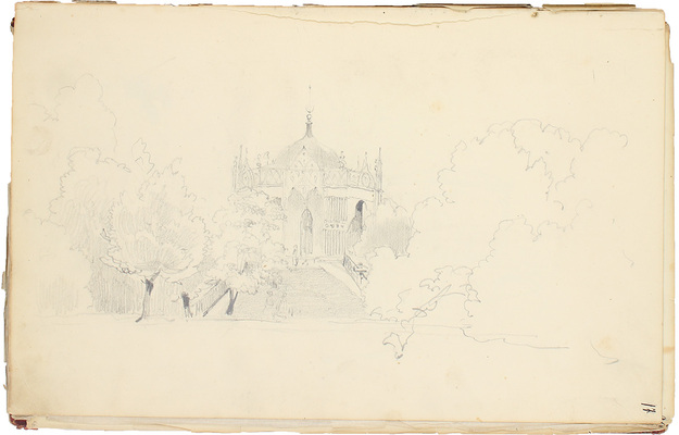 Штернберг Василий Иванович. Альбом рисунков с пейзажами, портретами и набросками 